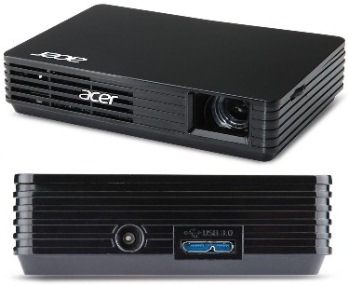 Проектор Acer C120, черный (WVGA, 100 ANSI Lm) EY.JE001.002