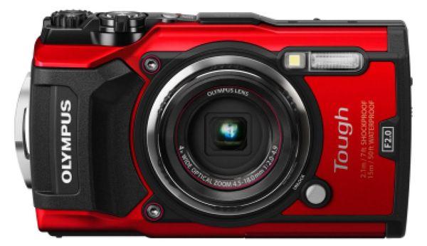 Цифровой фотоаппарат OLYMPUS TG-5 Red (Waterproof - 15m; GPS; 4K; Wi-Fi) V104190RE000