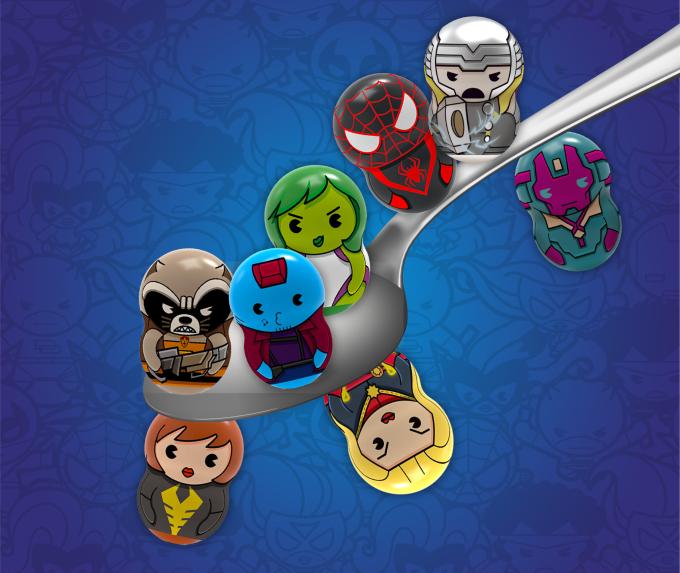 MARVEL WOOBLIES WBM002