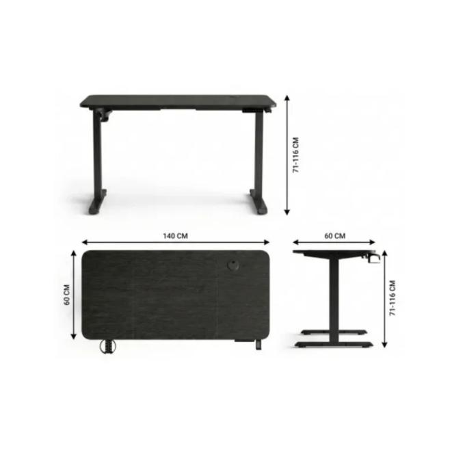 GT Racer TY-1451 (140x60x71-116) Black