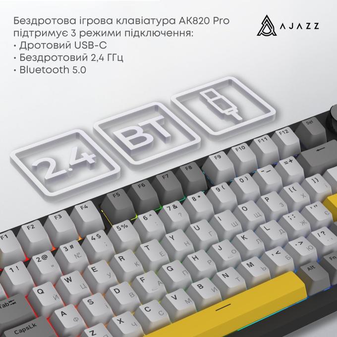 Ajazz AK820PRO-FF-BGY