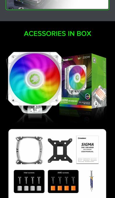 GAMEMAX Sigma 540 ARGB WH