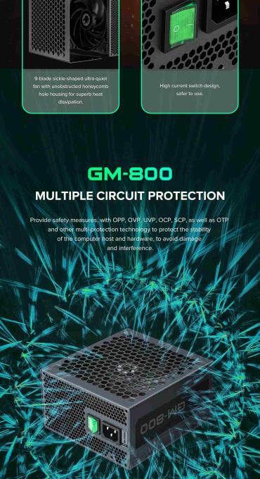 GAMEMAX GM-800 Modular
