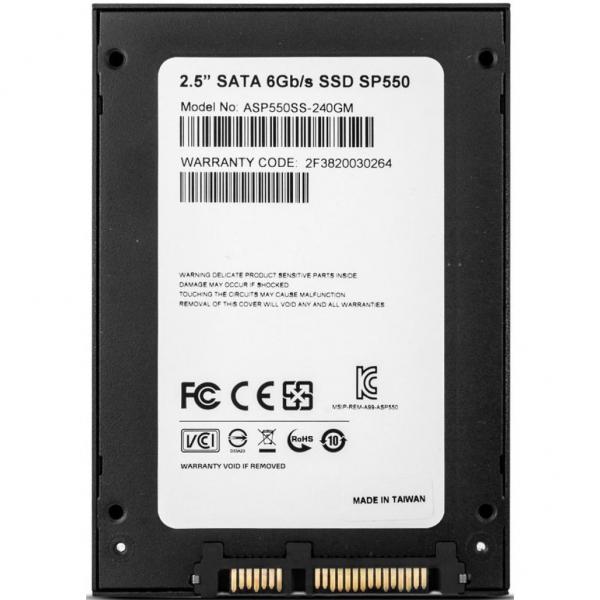 Накопитель SSD ADATA ASP550SS3-240GM-C