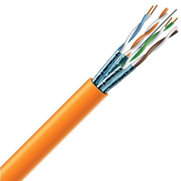 ЗЗКМ Cat 6A 4x2x23 AWG LSZH (к) 305 м