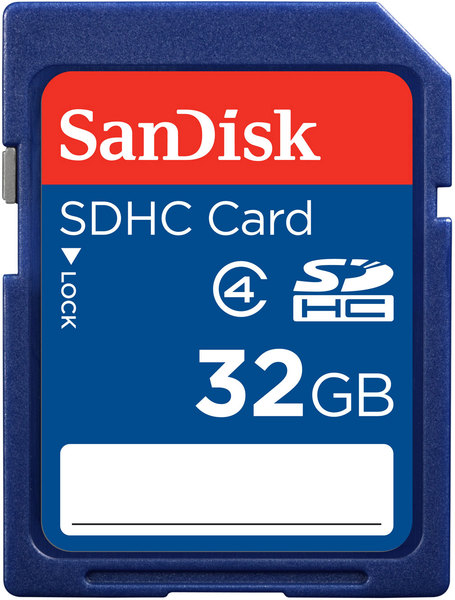 Карта памяти Sandisk SDHC 32 Gb Class 4