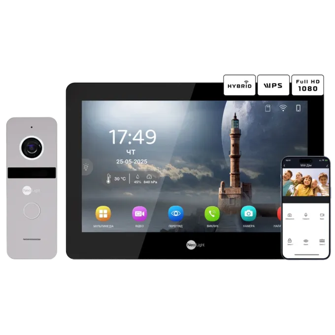 Neolight MEZZO Hybrid Black + SOLO FHD Silver