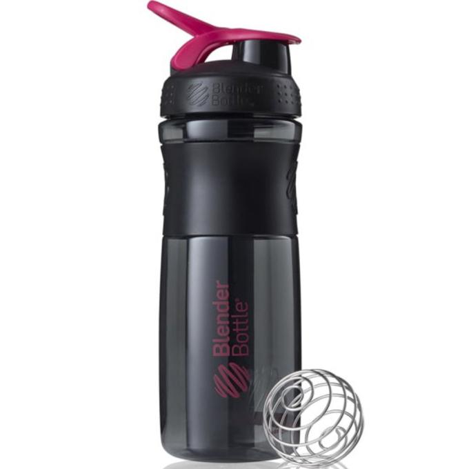 BlenderBottle SM 28oz Black/Pink