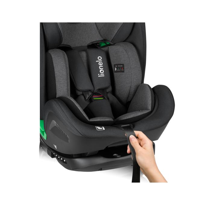 Lionelo LO-HARPER I-SIZE BLACK CARBON