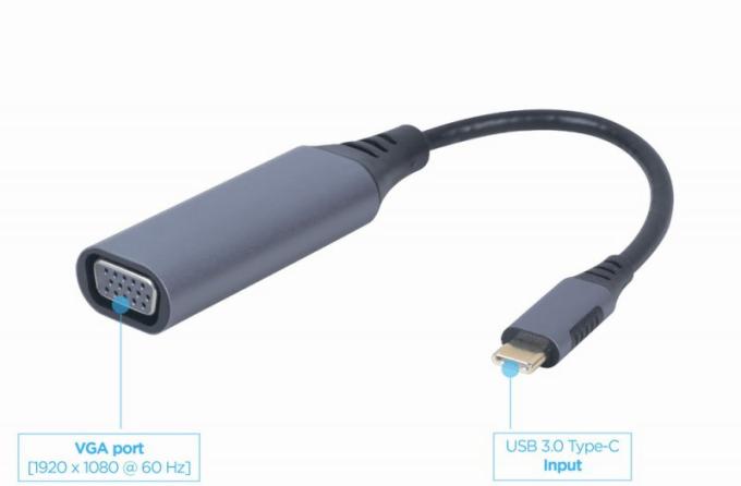 Cablexpert A-USB3C-VGA-01