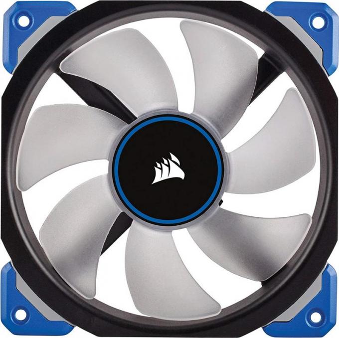 Вентилятор Corsair ML120 Pro LED CO-9050043-WW, 120x120x25мм, 4-pin, синий