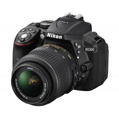 Цифровой фотоаппарат Nikon D5300 18-140 black kit VBA370KV02/VBA370K002