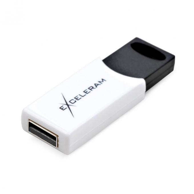 USB флеш накопитель eXceleram 8GB H2 Series White/Black USB 2.0 EXU2H2W08
