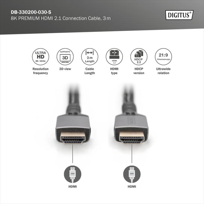 DIGITUS DB-330200-030-S