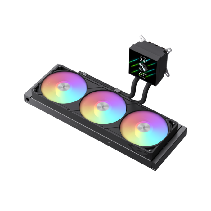 GAMEMAX GLACIER 360 LCD BK