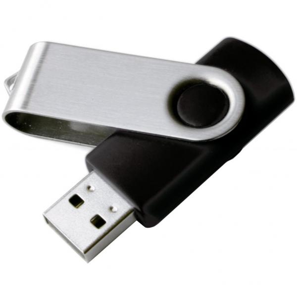 USB флеш накопитель GOODRAM 8GB UTS2 Black no logo USB 2.0 UTS2-0080K0BBB