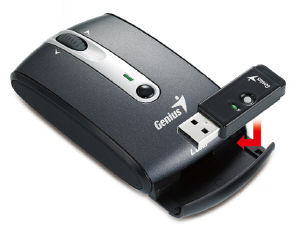 Мышь беспроводная Genius Traveler 915 Black USB лазерная