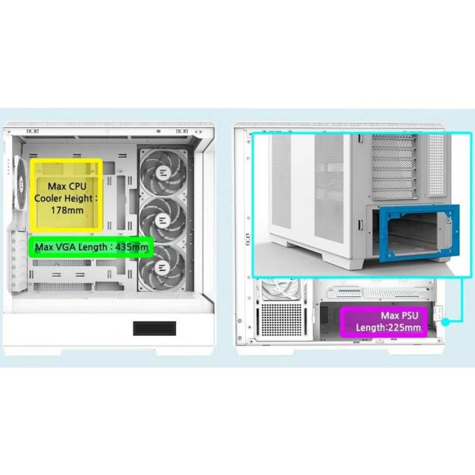 Zalman P50DSWHITE