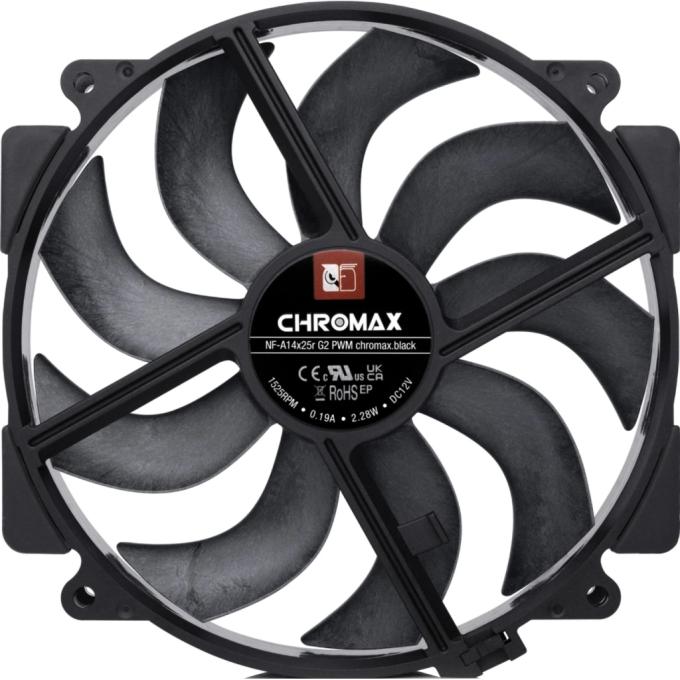 Noctua NF-A14x25r G2 PWM CHROMAX.BLACK