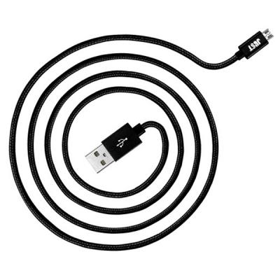 Дата кабель JUST Copper Micro USB Cable 1,2M Black MCR-CPR12-BLCK