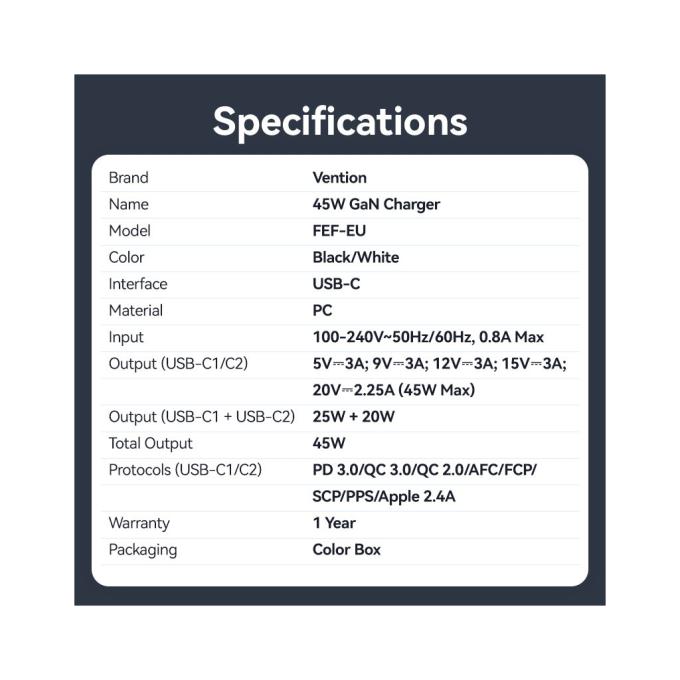 Vention FCFW0-EU