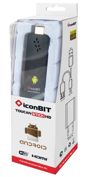 Медиаплеер iconBIT Toucan Stick HD (PC-0004W)
