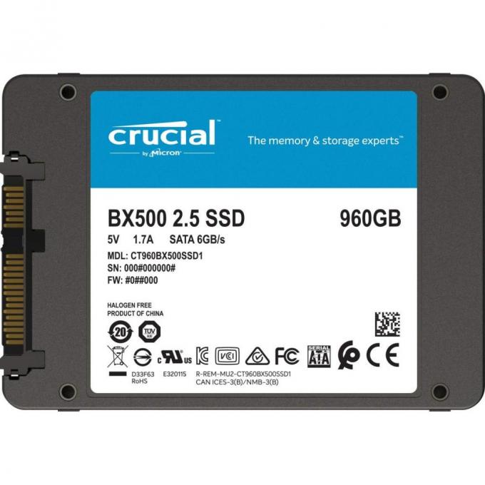 Crucial CT960BX500SSD1