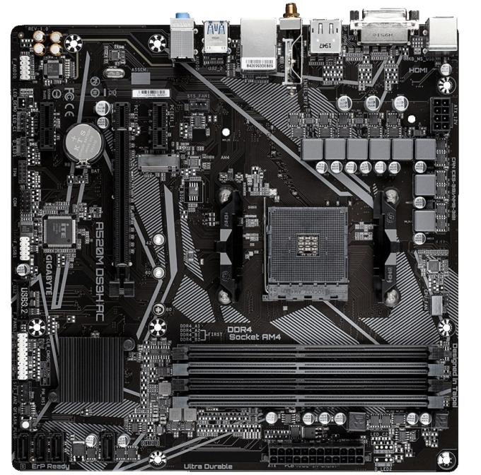 GIGABYTE A520M DS3H AC