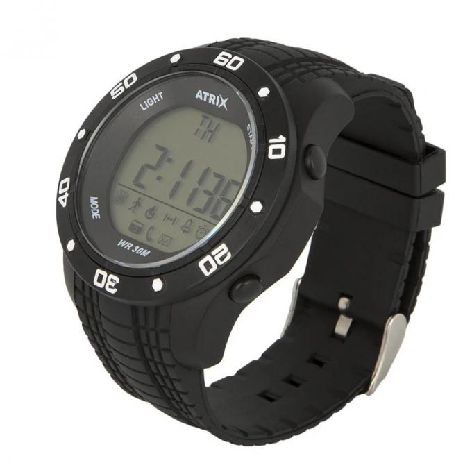 Смарт-часы ATRIX Pro Sport B12 IPS Oximeter Pulse and AD black swaphb12b
