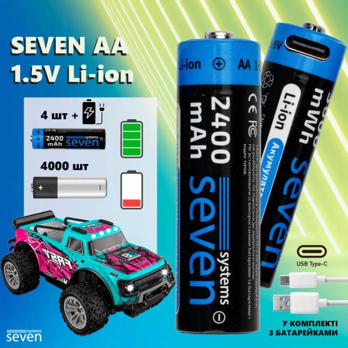 SEVEN Systems SEVENAA1.5VLi-ion4