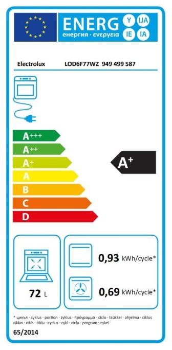 ELECTROLUX LOD6F77WZ