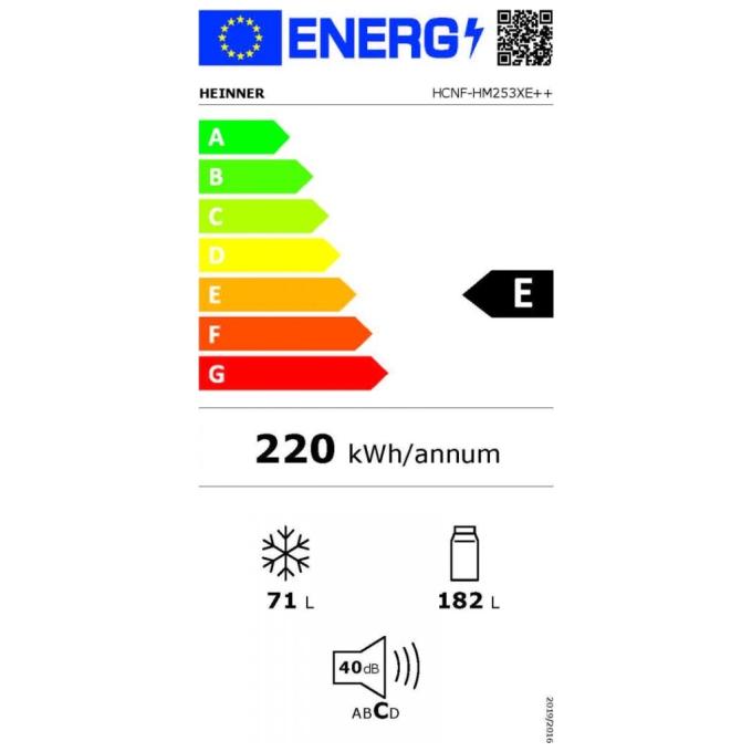 HEINNER HCNF-HM253XE++