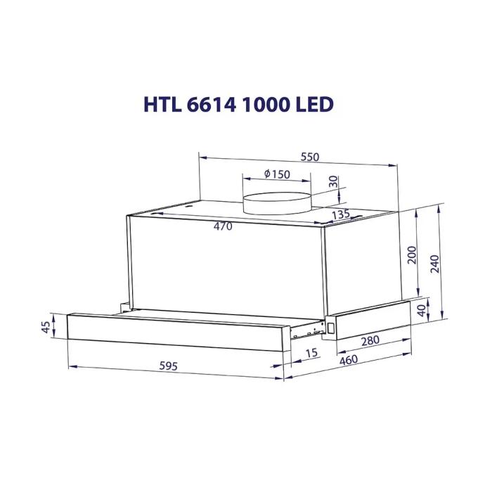Minola HTL6614BL1000LED