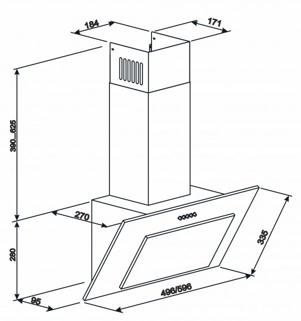 ELEYUS VERTICAL70060BL