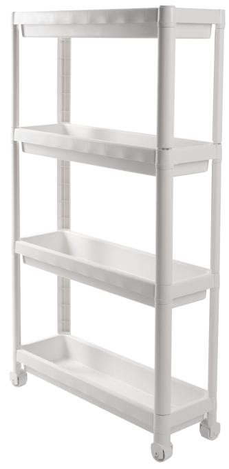 VIOLET HOUSE 6014 Long Shelf 4 пол. WHITE 54*