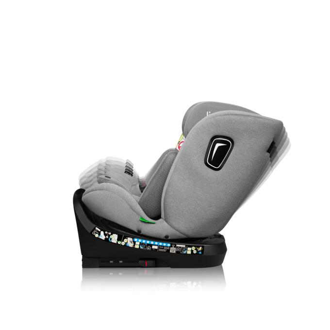 Lionelo LO-BRAVE I-SIZE GREY STONE