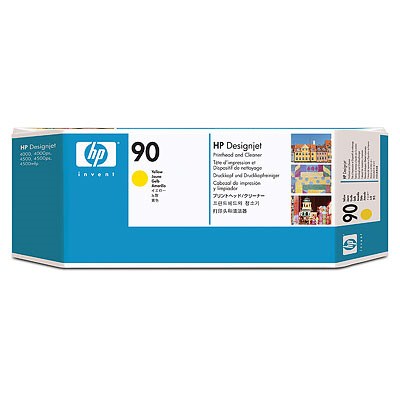 Печатающая головка HP No.90 Yellow/Cleaner DesignJ4000 C5057A