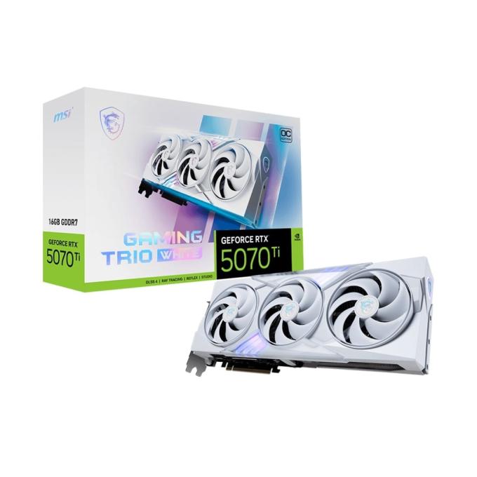 MSI GeForce RTX 5070 Ti 16G GAMING TRIO OC WHITE