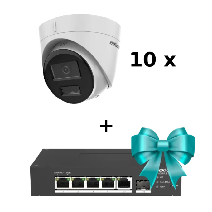 Hikvision DS-2CD1343G2-LIUF 4МП (2.8мм) с микрофоном