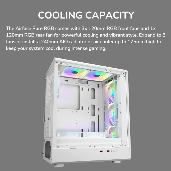 Cougar AIRFACE PURE RGB (White)