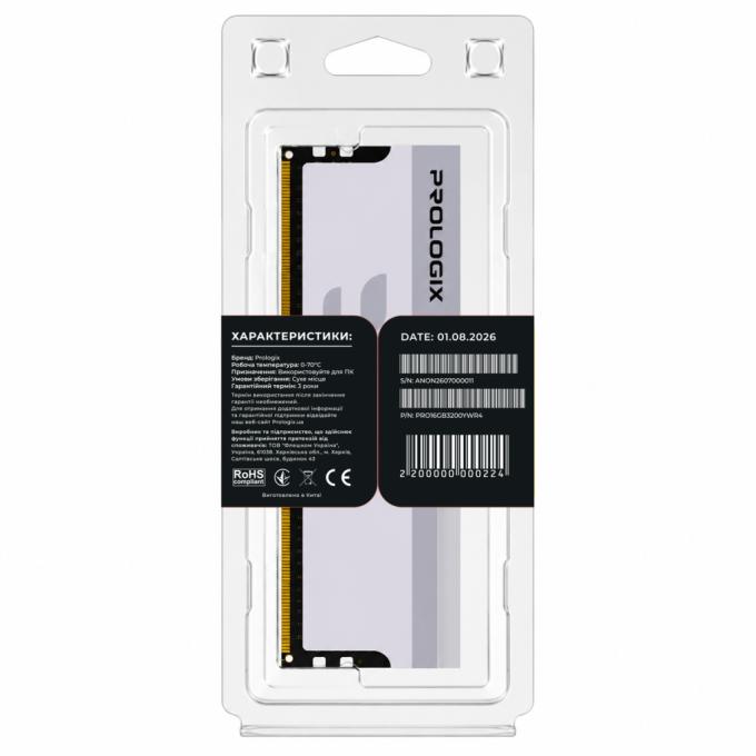 ProLogix PRO16GB3200YWR4