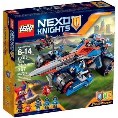 Конструктор LEGO Nexo Knights Устрашающий разрушитель Клэя 70315