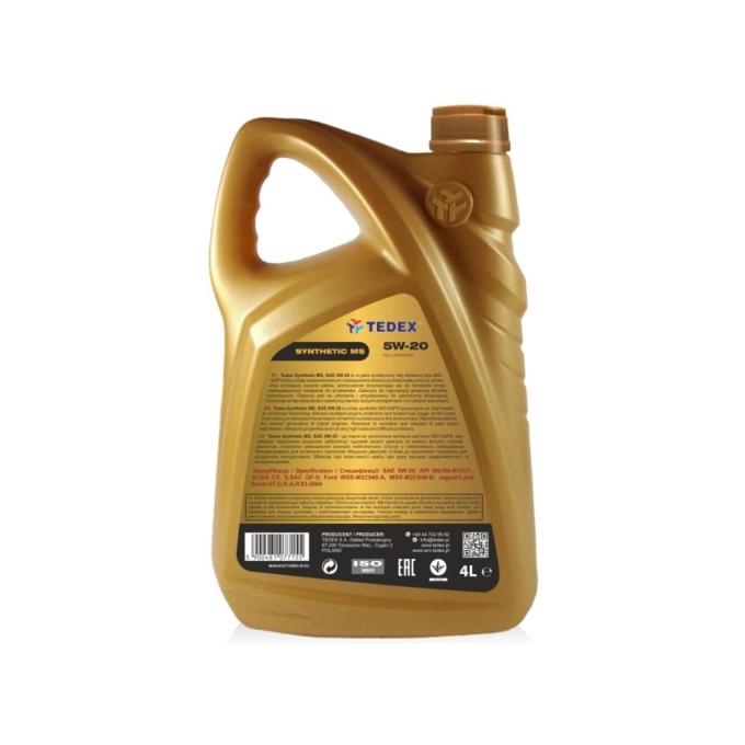 TEDEX SYNTHETIC (MS) MOTOR OIL 5W20 - 4л