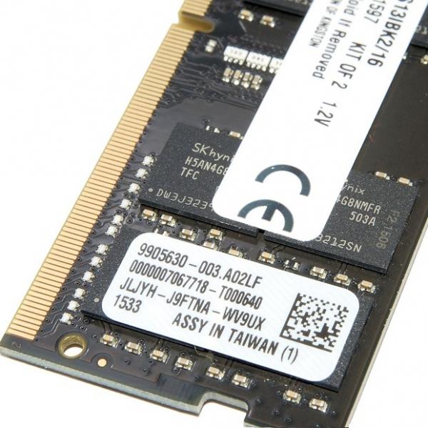 Модуль памяти для ноутбука Kingston HX421S13IBK2/16