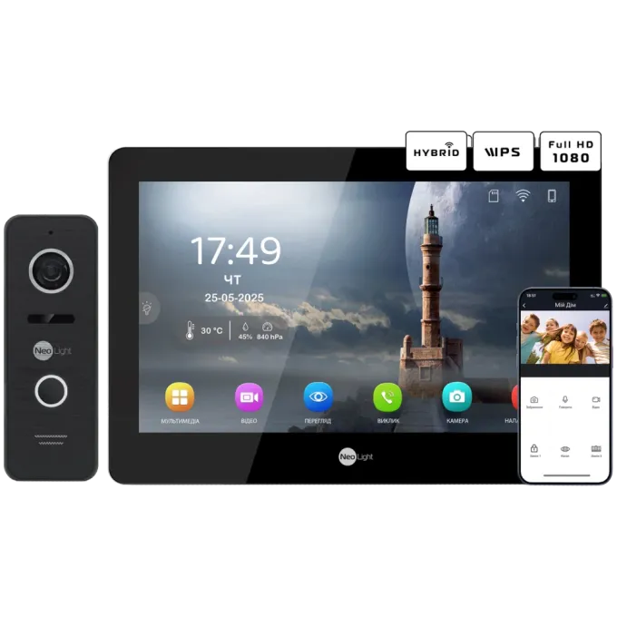 Neolight MEZZO Hybrid Black + PRIME FHD Black с уголком