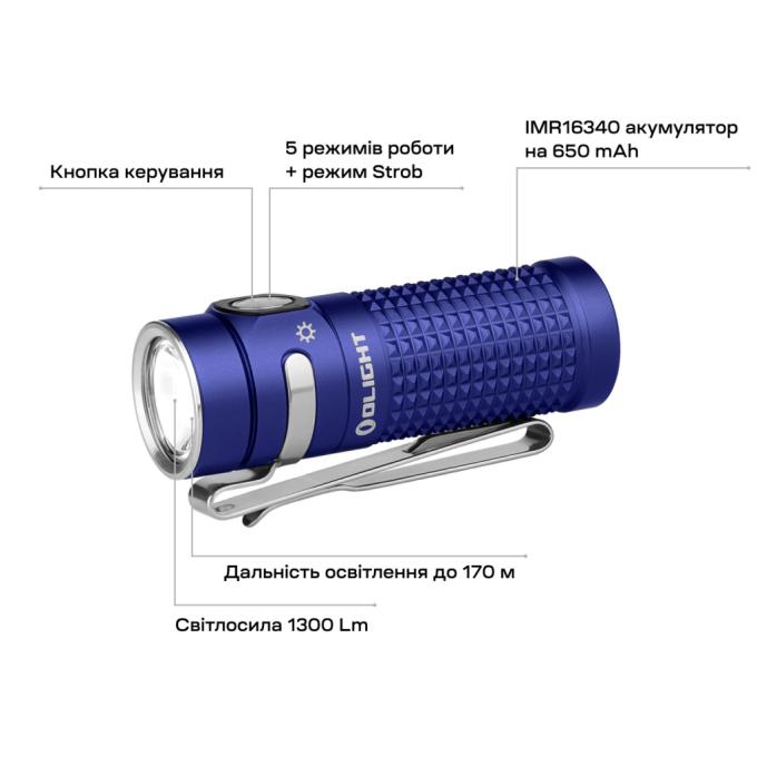 Olight Baton 4 Regal Blue