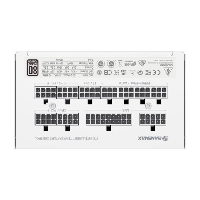 GAMEMAX GX-1250 PRO WT(ATX3.1PCIe5.1)