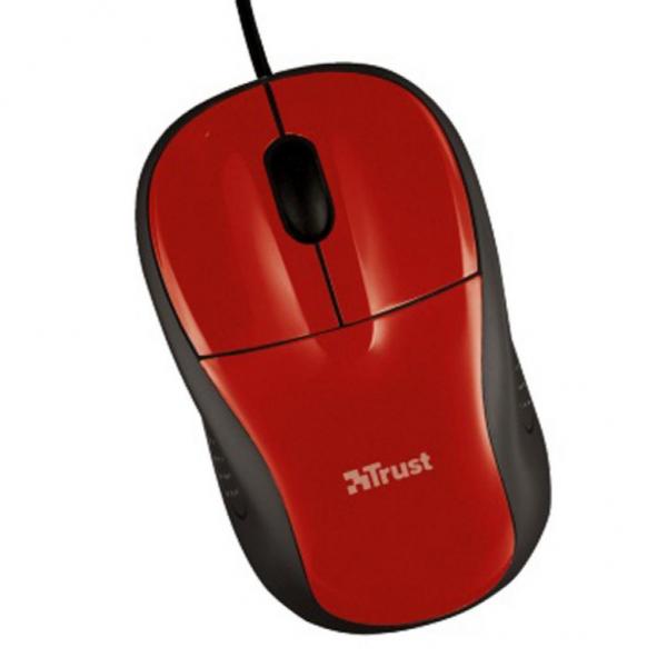 Мышка Trust Primo Mouse with mouse pad - red 20427
