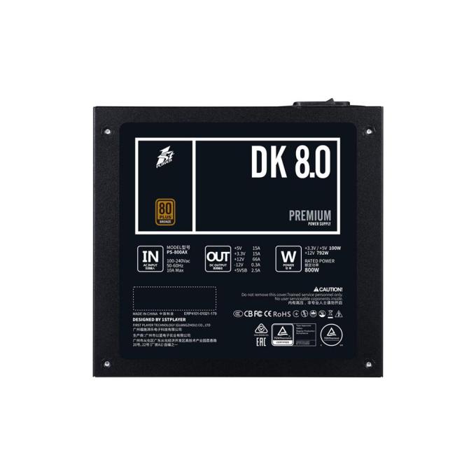1STPLAYER DKPM-BRZ-800-BK-EU