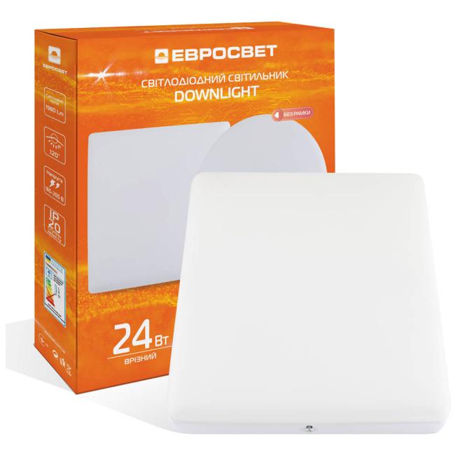 Євросвітло LED-SS-170-24 6400К без рамки